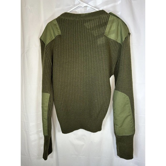 DSCP Valor Collection Army Green Military Warm Sweater Size 44 100% Wool - Picture 4 of 6
